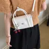 Bolsa de mão pequena super popular para mulheres, nova moda primavera 2026, bolsa de ombro versátil, bolsa quadrada pequena transversal