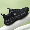 Zapatos deportivos de un paso de aumento, malla transpirable, casuales, zapatos de papá, suela suave, zapatos individuales, dropshipping transfronterizo