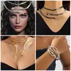 Europa y Estados Unidos collar con forma de serpiente sinuosa transfronteriza personalidad punk forma casual collar para mujer usar pulseras tocado alto sentido