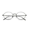 Estilo Literario Estilo Hong Kong Gafas de Carey Montura Redonda Doradas Retro Gafas para Miopía para Mujeres con Caras Grandes Aspecto Adelgazante Montura de Gafas Elegante
