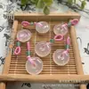 Colgante de ágata crisantemo tipo hielo hecho a mano, accesorio de joyería para pulsera DIY, llavero