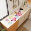 Tapete para Mesa de Mueble de TV, Tapete Protector para Aparador, Tapete para Mesa de Zapatero, Tapete Transparente de PVC para Mesa, Mantel Impermeable y a Prueba de Polvo