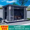 Pabellón de Patio de Villa Aleación de Aluminio para Exteriores Toldo Protector Solar Estilo Chino Terraza Exterior Jardín Ocio Pabellón con Persianas Estilo Europeo