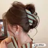 Presilha de cabelo flor de acetato simples e elegante para mulheres, novo modelo 2026, presilha para a parte de trás da cabeça, grampo para meio rabo de cavalo, presilha de tubarão