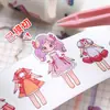 Adesivos para Decorar, Fita para Diário de Mão, Novo Estilo, Sem Cortar, Rolo Inteiro de Diário de Mão e Conjunto de Fita de Papel, Diário de Mão como Quiser