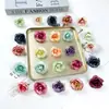 Flores Rosa Dinheiro Europeu Simulado Material para Headdress Corsage Acessórios Salão de Casamento Cenário Floral Pequenos Enfeites