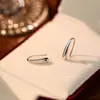 S999 Plata Esterlina Gota de Agua Gancho para la Oreja para Mujer Retro Francés Lujo Accesible Nicho de Alta Gama Pendientes de Plata Pura Lágrimas de Rupert