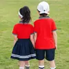 Roupas de Jardim de Infância Verão Estilo Colégio Britânico Roupa de Aula Conjunto Dia das Crianças Apresentação Uniforme de Escola Primária Foto de Formatura de Verão