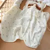 Toalla de Baño para Bebé, Manta Muselina de Algodón Puro Crepé de Cuatro Capas para Bebé, Manta de Siesta de Verano para Recién Nacido con Aire Acondicionado, Toalla de Baño para Sala de Maternidad