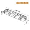 Aço inoxidável 304 prato de molho para churrasco coreano prato de tempero prato de molho prato de tempero comercial prato para hot pot atacado