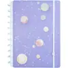 Caderno Inteligente Grande Galáxia Roxa Da Gocase 80 Págs.