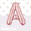Globo de película de aluminio con número de letra de cuerpo delgado de 16 pulgadas, cumpleaños, fiesta infantil, diseño de escena, globo decorativo, venta al por mayor de fábrica