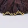 Joyería DIY tocado color oro 24k accesorios para el cabello nupcial pieza de flor pequeña porosa disfraz antiguo material hecho a mano accesorios B647