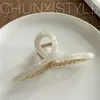 Pinza de pelo de sirena colorida de acetato de imitación de alta calidad, pinza de garra de tiburón para la parte posterior de la cabeza, pinza de garra de tiburón, accesorio para el cabello, primavera y verano, temperamento francés