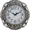 Fábrica de Zhangzhou Decoración Artesanal Personalizada con Relieve Calado Reloj de Pared Antiguo Tamaño Grande Retro Sala de Estar Reloj de Cuarzo