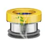 Anel de vedação de flange de vaso sanitário de aço inoxidável, acessórios de ralo anti-odor, dispositivo à prova de vazamento para base de vaso sanitário universal