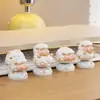 Año de la Oveja Figura Giratoria del Zodiaco de la Oveja Escritorio Alivio del Estrés Creativo Gama Alta Nicho Decoración de Coche Regalo de Año Nuevo