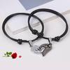 Fábrica un par de pulseras sencillas para pareja llave candado de amor pulsera joyería venta al por mayor suministro transfronterizo joyería