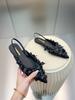 Zapatos de Satén de Seda de Tacón Bajo y Punta Fina de Estilo Nuevo para Verano 2026 para Mujer, Zapatos sin Talón Cerrados, Mules de Moda para Commuter para Mujer