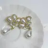 Moda Europea y Americana Elegante Cadena de Garras Collar Elegante Street Beat Alto Diseño Perla Lazo Diamante Collar