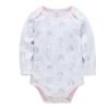 Mono de algodón para bebé nuevo niña bebé cuello sobrepelliz harper bolsa para recién nacidos ropa para gatear con broches de presión venta al por mayor transfronteriza