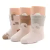 Meias de Algodão Coloridas Naturais para Bebês Meninos e Meninas, Ponta Costurada à Mão Sem Costura, Abertura Folgada, Atacado para Bebês e Crianças