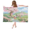 Toalla de Baño Suave Infantil Anime Crayon Shin-Chan Secado Rápido Absorbente de Agua Chal de Natación Deportiva Toalla Portátil Toalla de Playa Seaside
