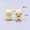 Urso de Desenho Animado Fofo Polvo Porquinho Menininha Sorvete Hambúrguer Acessórios de Boneca Enfeites