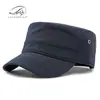 Protetor Solar de Verão e Primavera para Uso Externo Chapéu Boné de Basebol para Homens, Chapéu Clássico Simples Liso de Aba Reta, Boné Militar Respirável para Uso Externo para Mulheres