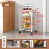 Nuevo Modelo Carrito para el Hogar Estante de Almacenamiento de Verduras Estante de Cocina de Pie Organizador de Verduras de Múltiples Niveles Venta al por Mayor