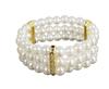 Colar Longo de Pérolas Lowosaiwor Estilo Europeu e Americano Colar Longo de Pérolas Bolinha Pulseira Colar Longo dos Anos 1920