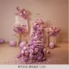 Cascata Flor Artificial Flor de Aniversário Arranjo de Mesa Arranjo de Flores Decoração com Flores Artificiais Arranjo Cerimônia de Entrega Flor Biônica Tecido de Seda