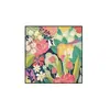 Pintura Decorativa Floral Colorida para Entrada Pintura de Pared para Dormitorio con Dopamina Pintura de Fondo para Hotel y Casa de Huéspedes Pintura Personalizada de Piso a Techo para Sala de Estar