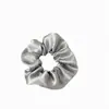 Novo Scrunchie de Cetim Estilo Coreano com Strass, Elástico Simples e Versátil para Coque, Corda de Cabelo Elegante Atacado