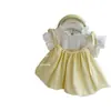 Conjunto de Verano 2026 para Bebé Nuevo Elegante Top con Mangas Volantes para Niña y Falda Floral Conjunto de Dos Piezas Ropa de Verano Súper Linda para Niños