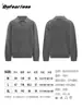 Suéter de Punto Básico Retro Americano de Manga Corta Ancha con Cuello Polo Otoño Invierno Unisex Marca de Tendencia Pesado Casual Estilo Old Money
