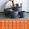 Tanque de Peces Tradicional para Patio, Tanque de Agua Grande para Uso Doméstico, Adecuado para Criar Peces Dorados, Tortugas, Plantas Acuáticas, Plantas Hidropónicas, Lotos y Nenúfares, Recipiente en Forma de Cuenco