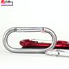 Hebreo aleación de aluminio hebilla de montañismo No.5 hebilla de pista con forma especial multifunción llavero mochila juguete hebilla de seguridad de colgado rápido