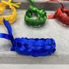 Atacado do Fabricante Pulseiras de Fita Multicor para Fãs, Pulseiras de Fita de Cetim para Identificação de Admissão em Eventos Tecidas à Mão