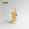 550ml Producto Nuevo Sun Baby Frasco de Plástico Transparente Pet Tarro para Dulces Galletas Comida Snacks Frasco Sellado Botella