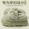 Pantuflas de algodón para mujer para embarazadas, nuevo estilo otoño/invierno 2026, de suela gruesa, con talón cerrado, cálidas, de felpa y antideslizantes, para uso en interiores en casa y posparto
