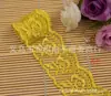Renda Bordada com Fio de Renda de Vidro Flor Única 4cm Renda diy Decorações de Vestido de Boneca de Casamento Acessórios