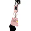 Alcancía Tridimensional Llavero de Alta Gama Carcasa de Auriculares Colgante de Celebridad de Internet Accesorios para Mochila Joyería Colgante Linda Corazón de Niña