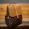 Mochila para Mujer 2026 Nueva Vintage Casual Monograma Gran Capacidad Bolsa Escolar Estampada Moda Tendencia Bolsa Grande