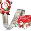 Caja de Dinero Roja Navideña Decoración de Fiesta Sorpresa Caja de Regalo Regalo de Navidad Caja de Regalo en Efectivo