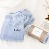 Traje de Pijama Arcoíris Invierno Engrosado Dibujos Animados Durazno Pijamas Ropa de Casa para Mujer Coral Fleece Moderno Holgado