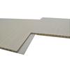 Panel de PVC machihembrado personalizado de 7 mm*25 cm con transferencia de grano de madera blanco plano para techo de 2.2 kg o 2.5 kg por metro cuadrado