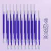 Caneta apagável de pressão atacado caneta gel 0,5mm para alunos do ensino fundamental caneta azul apagável a quente com ponta ST fácil de apagar azul cristal