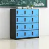 Gabinete de Almacenamiento para Mochilas Escolares, Gabinete de Almacenamiento Colorido con Cerradura, Casillero de Hierro Engrosado, Gabinete de Almacenamiento para Estudiantes para Mochilas Escolares