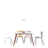 Silla Nórdica Estilo Ins Silla de Comedor de Lujo Ligero para Uso en Casa, Silla de Escritorio para Maquillaje y Manicura, Taburete Simple Moderno con Respaldo Estilo Ins